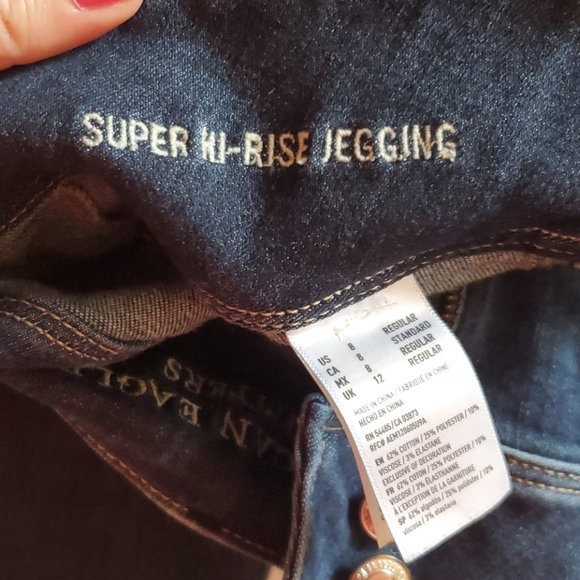 Acid Wash Distressed High Waisted Jeans - Picture 3 of 3